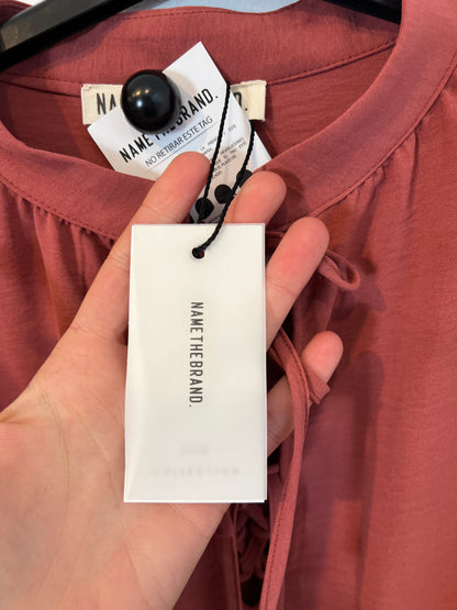 NAME THE BRAND. Flowy rope blouse. TM