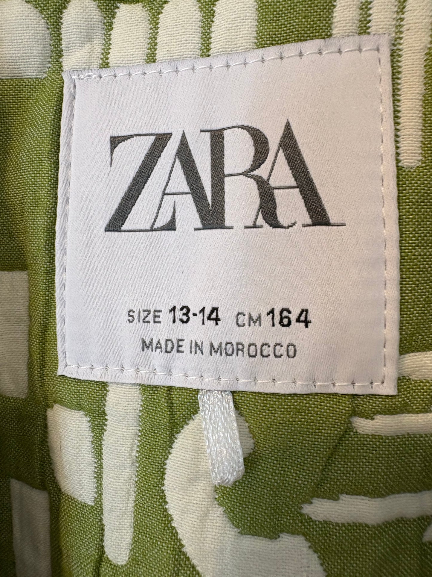 ZARA. Chaqueta bicolor textura