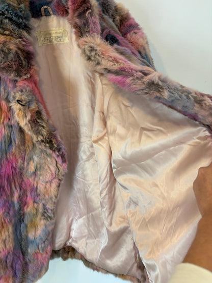 OTRAS. Abrigo pelo natural colores