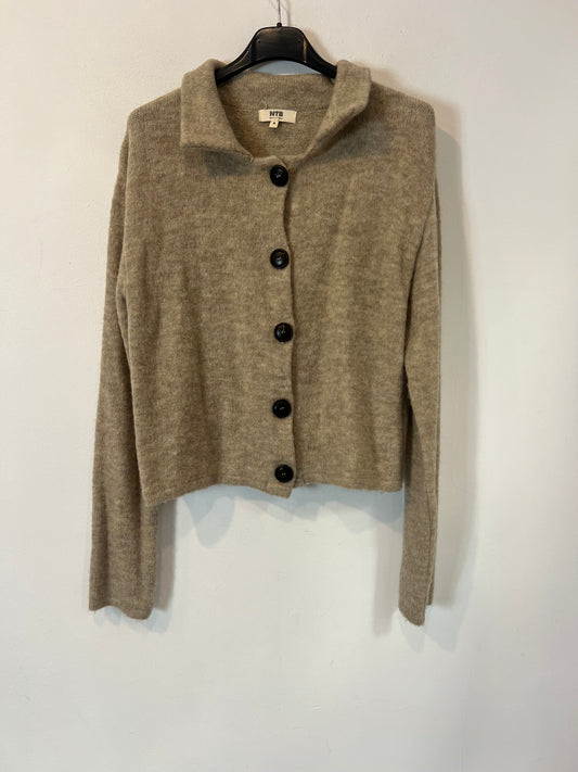 AMEÉ. Sleeveless fringed sweater S.(s)