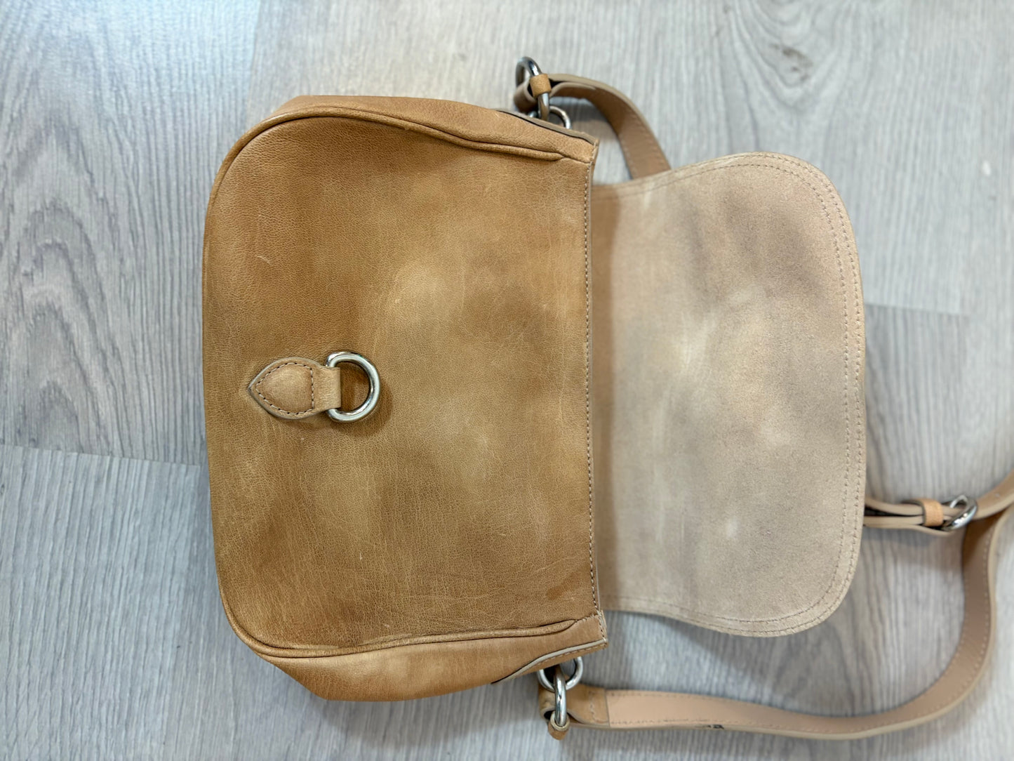MASSIMO DUTTI. Bolso piel asa larga