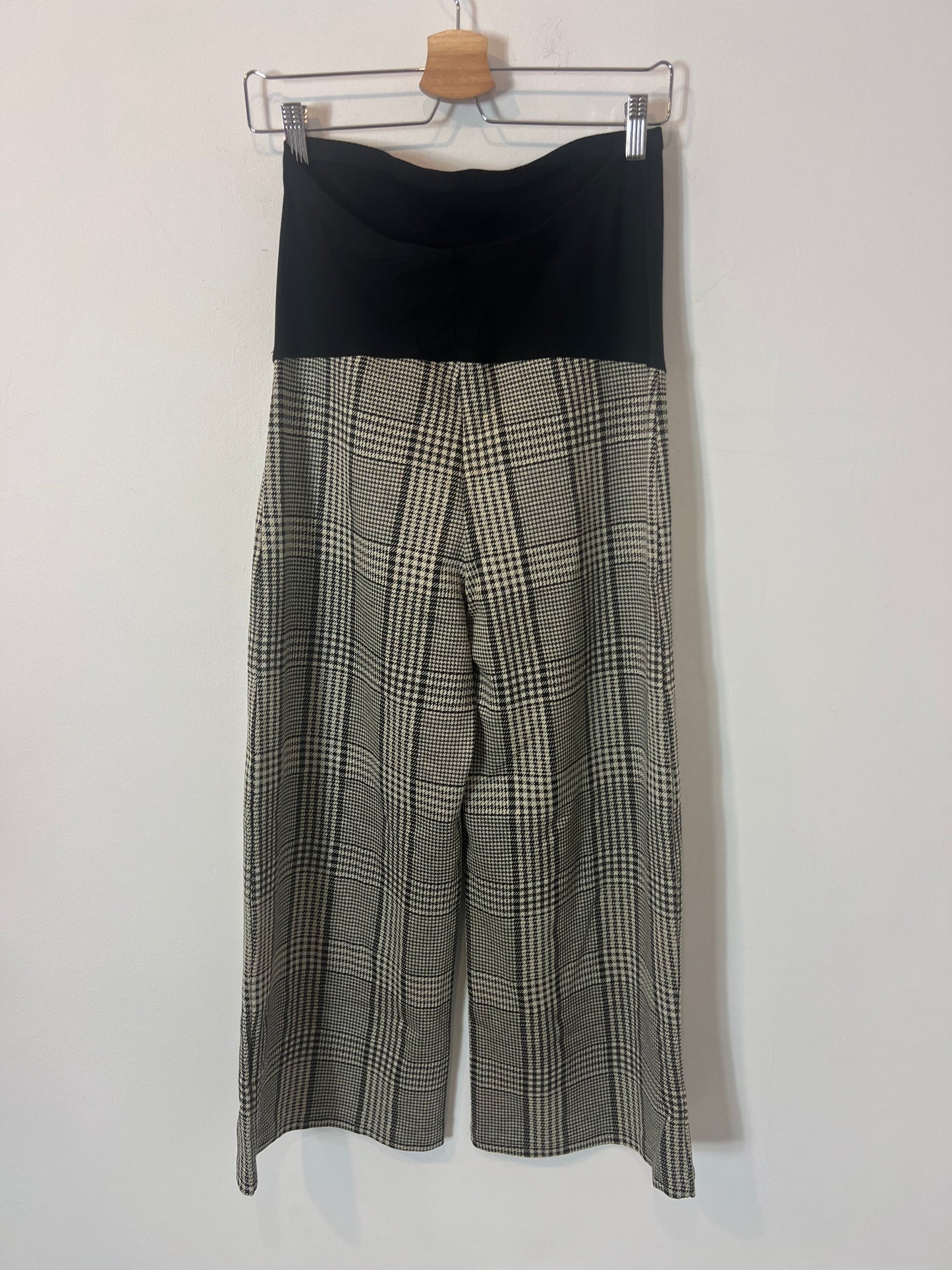 H&M. Pantalón culotte pata de gallo premamá. T S