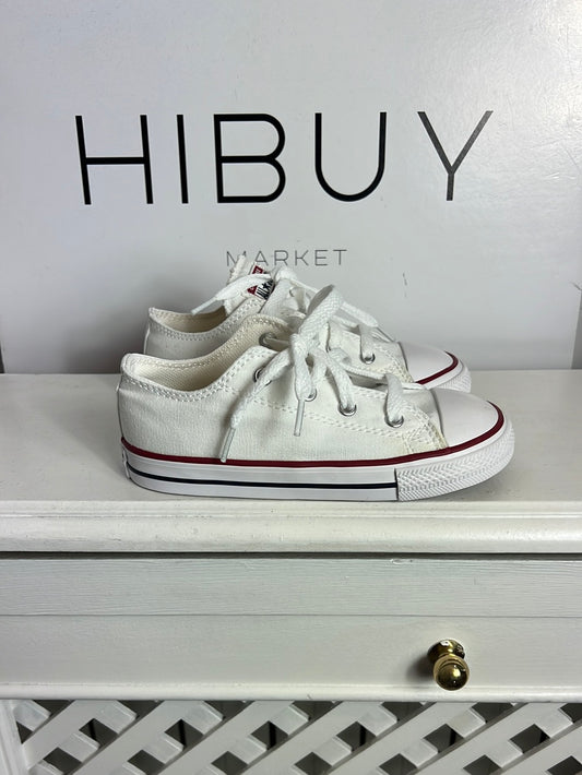 COVERSE. Zapatillas blancas cordones. T 26