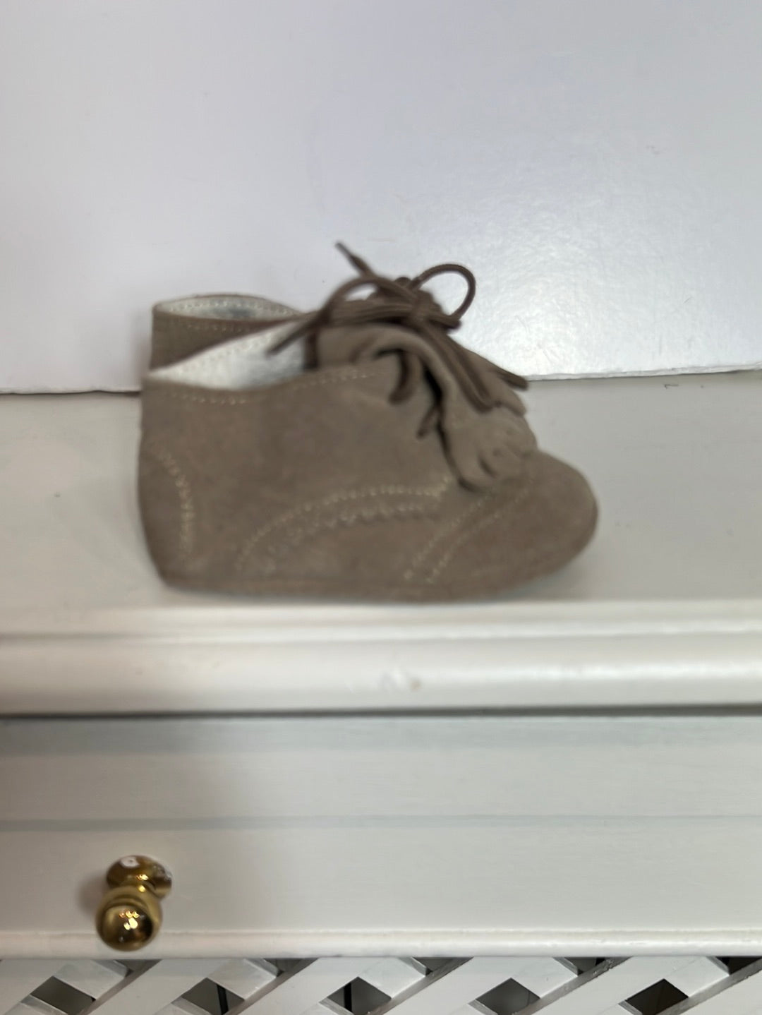 OTHERS. Soft-soled taupe boots. Size 17