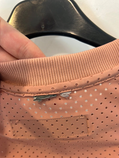 ADIDAS STELLA McCARTNEY. Pink perforated sports top. TS