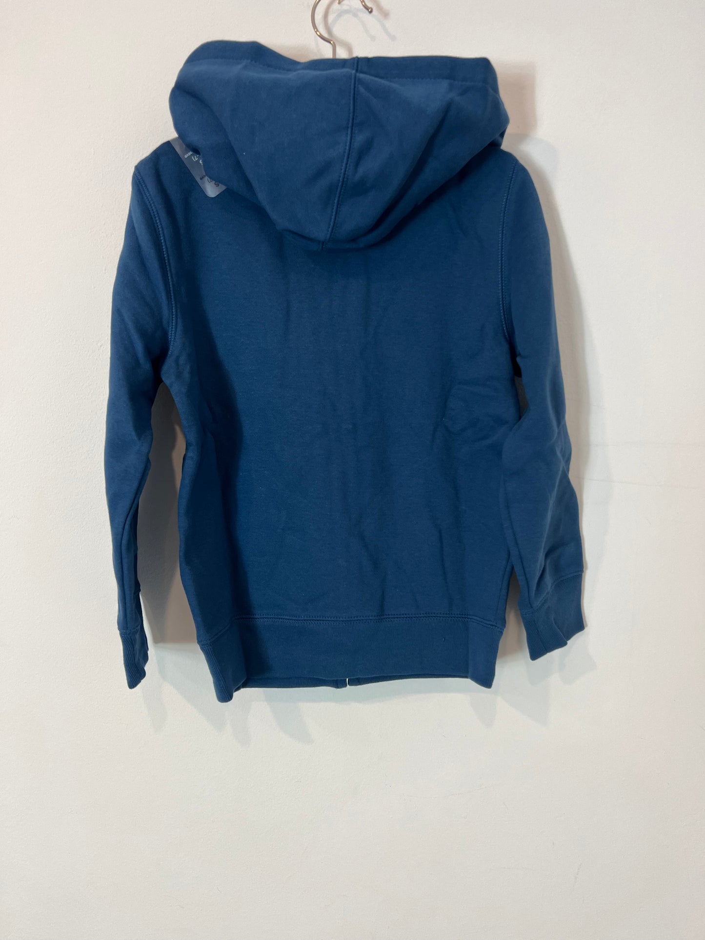 GAP. Blue zip-up sweatshirt. Size 6-7 years