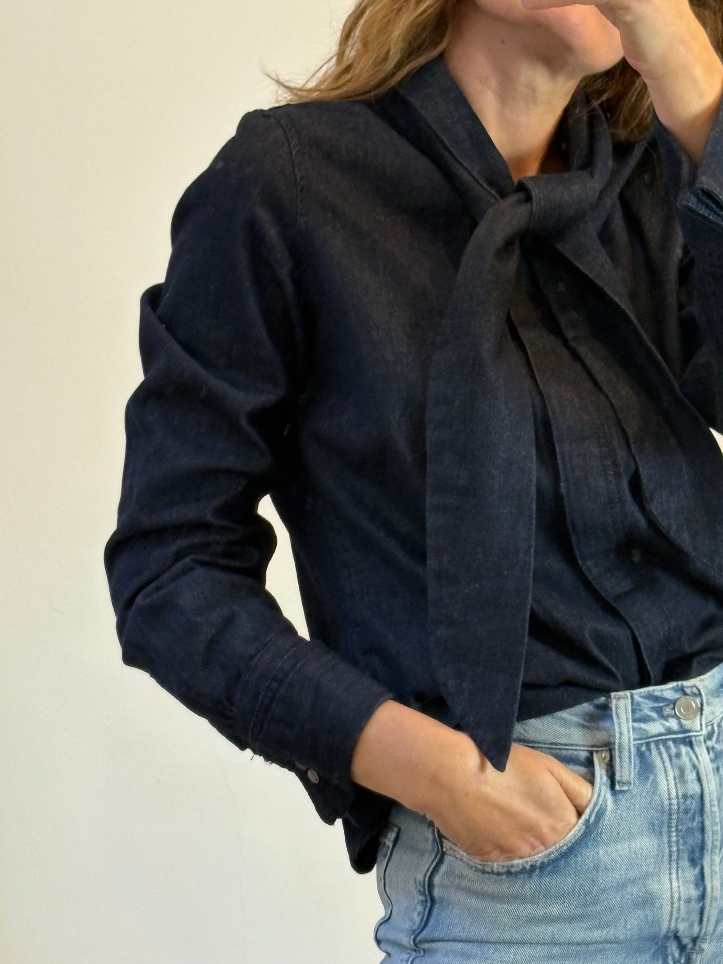 ZARA. Camisa denim lazada