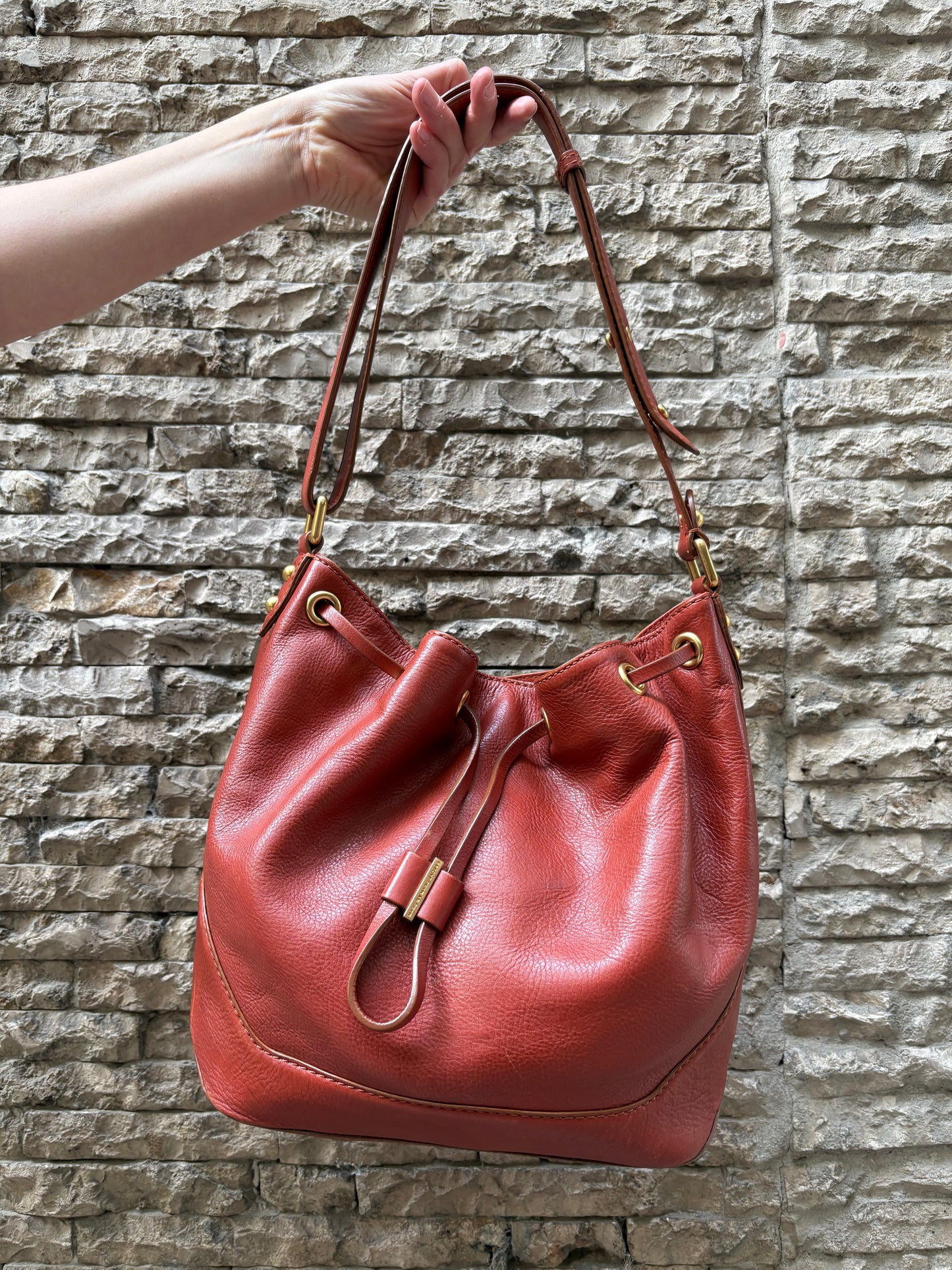 MARC BY MARCJACOB. Camel leather bag