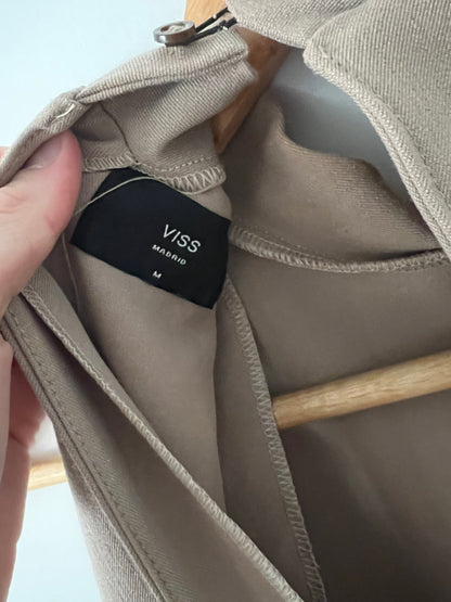 ZARA. Long brown dress TM