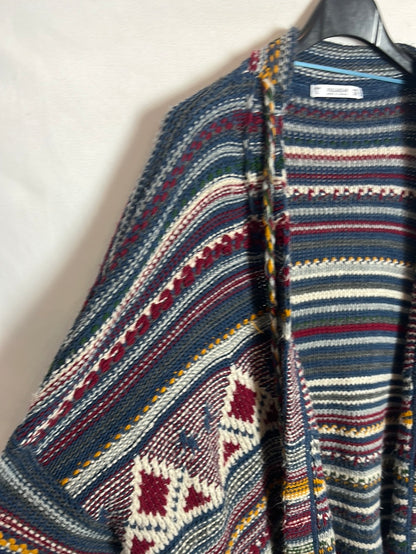 PULL&BEAR. Cárdigan punto colores. T L