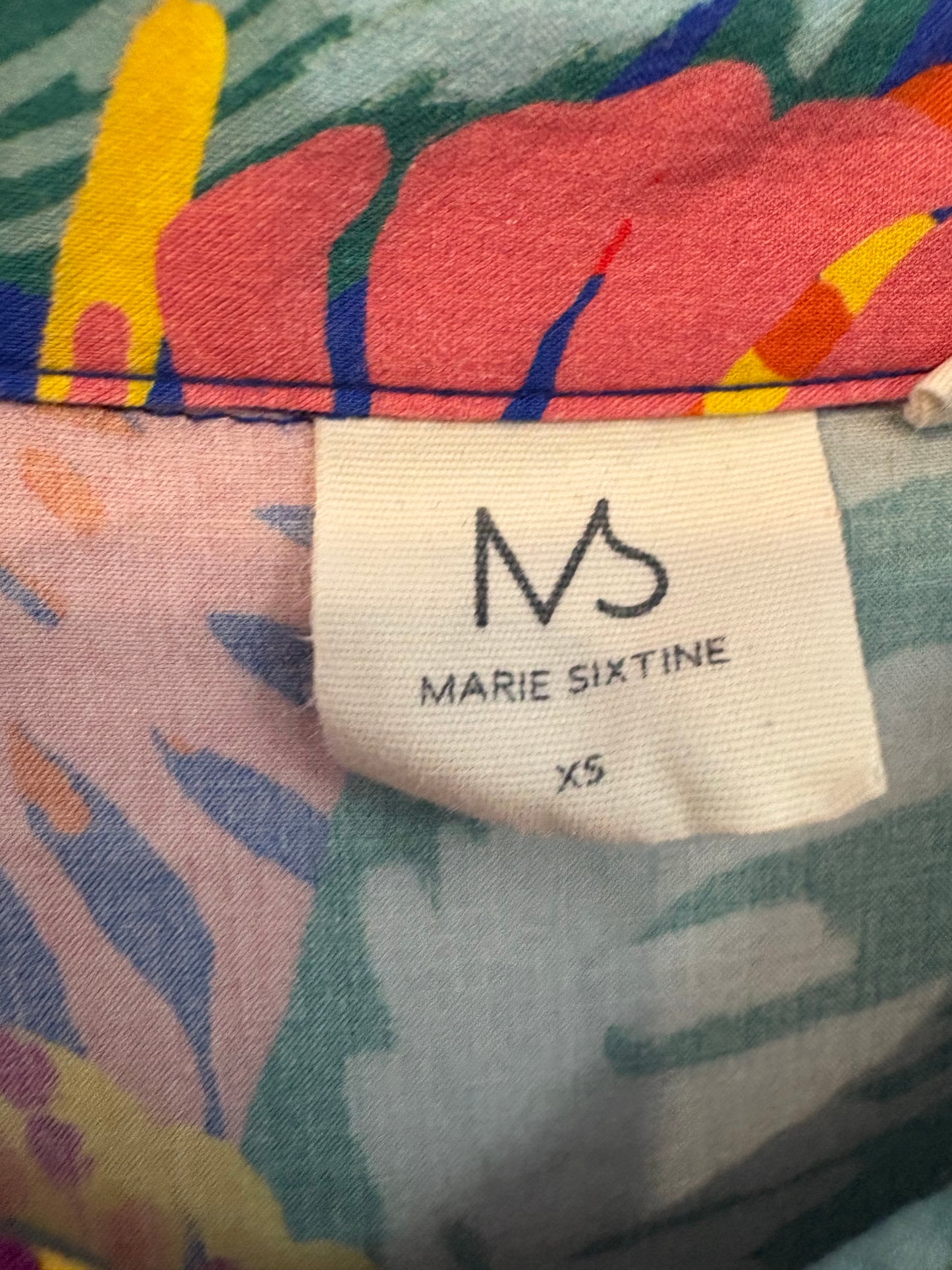 MARIE SIXTINE. Vestido midi estampado colores