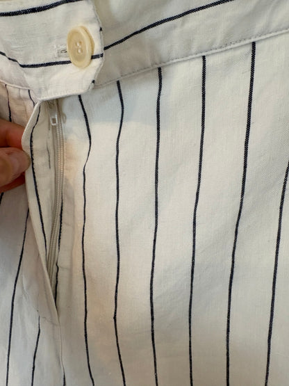 ASPESI. Total look lino rayas azules. T S