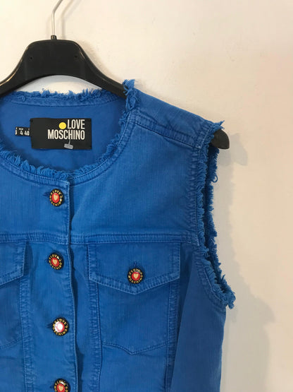 MOSCHINO LOVE. Chaleco denim vintage