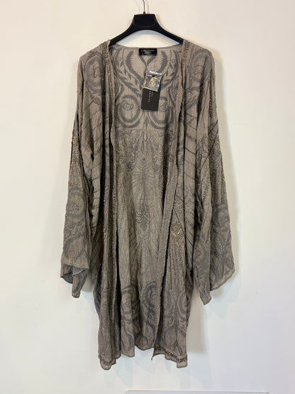 ZARA. Kimono largo pedrería. T M