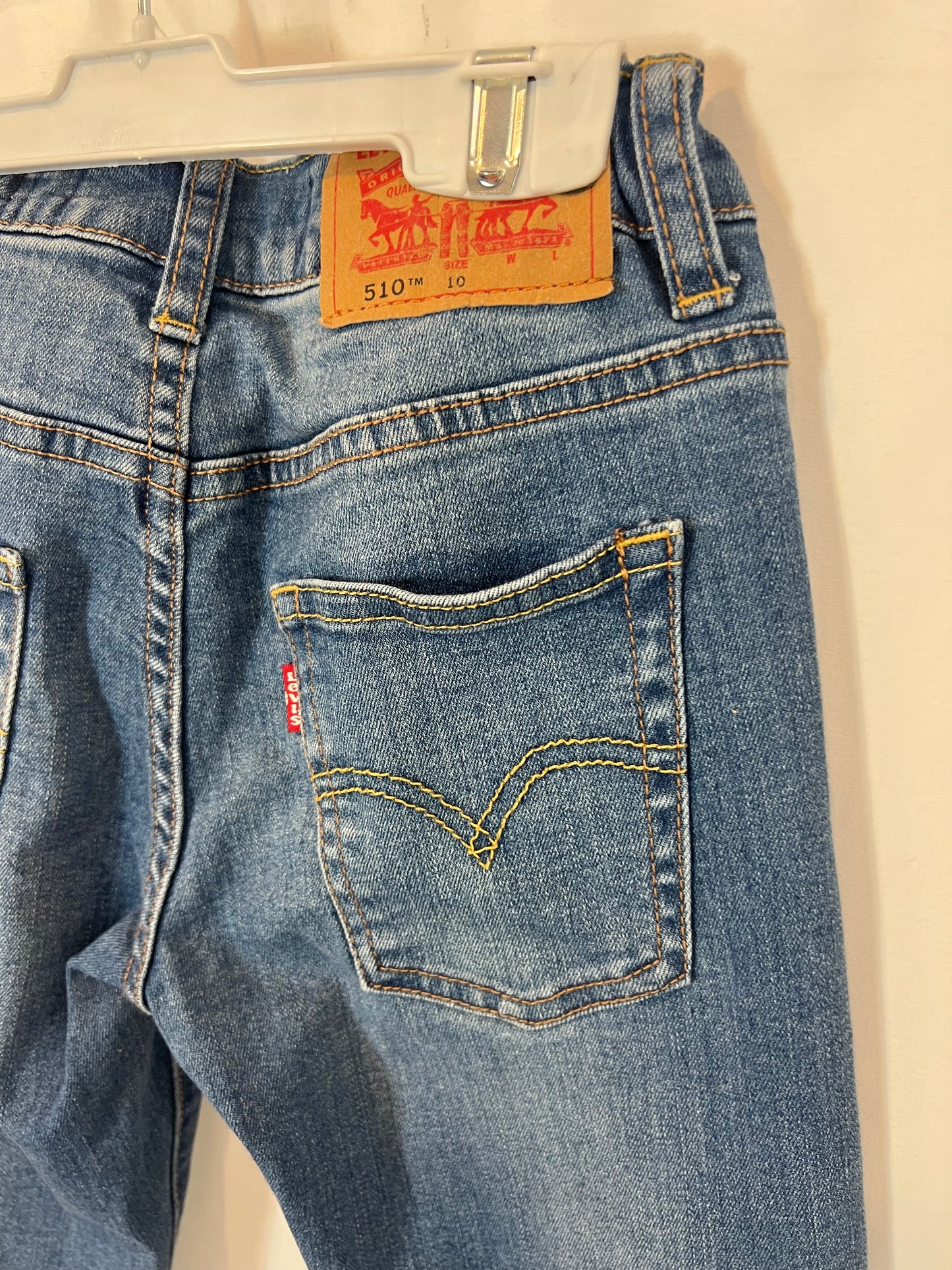 LEVI'S. Stretch skinny denim. 10 years
