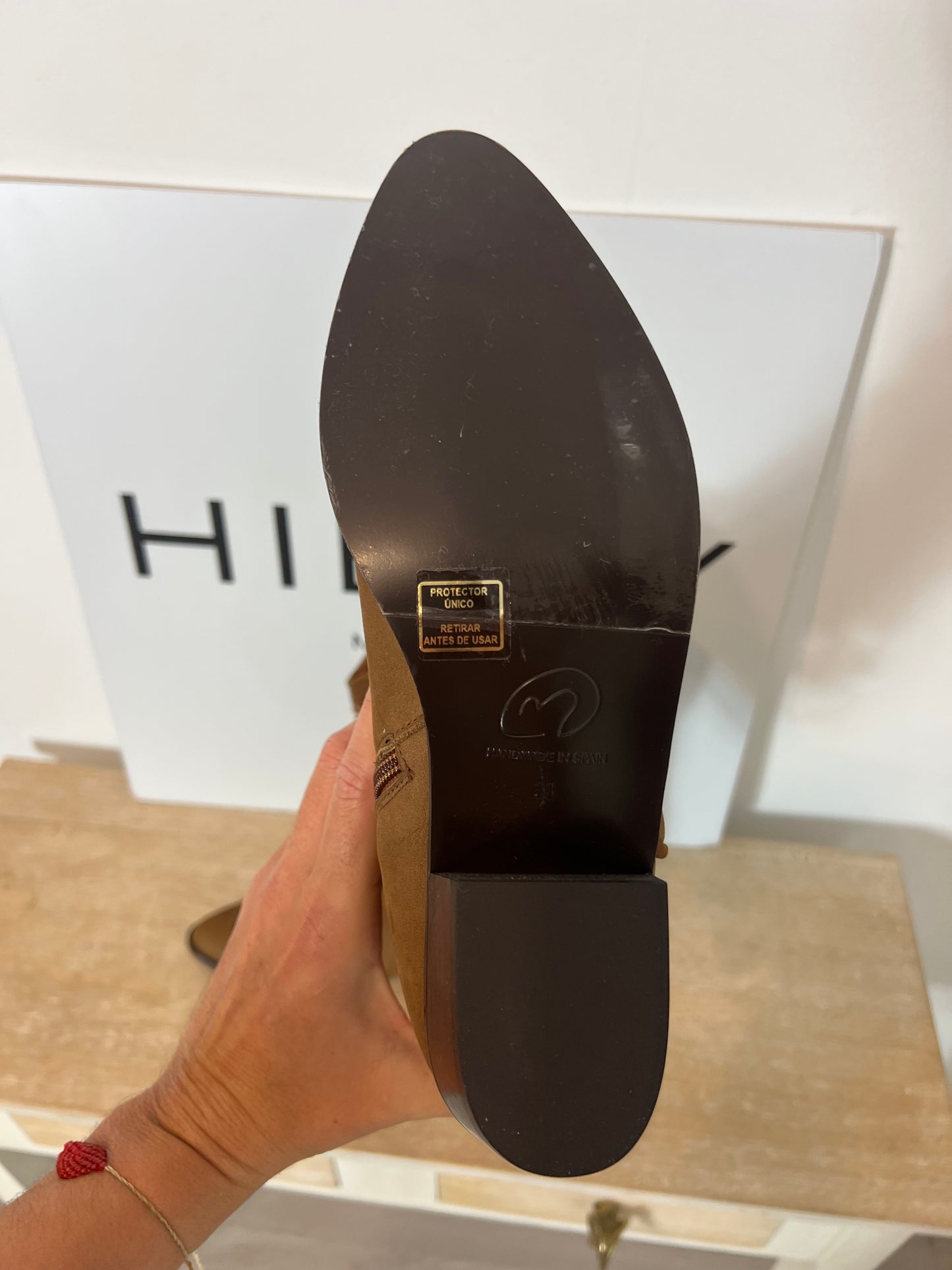 MICUIR. botas camel cowboy T.38