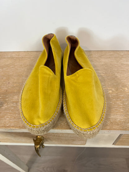 PITUSAS. Alpargatas amarillas terciopelo T.38