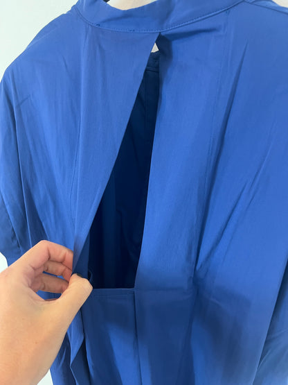 DIXIE. Blue flowing dress Ts (M)