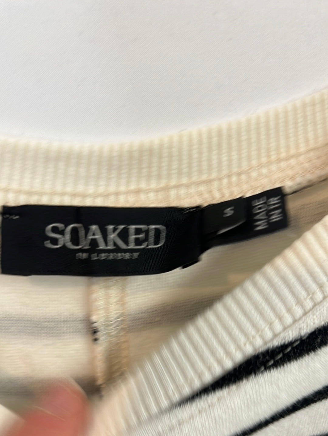 SOAKED IN LUXURY. Ts striped midi dress