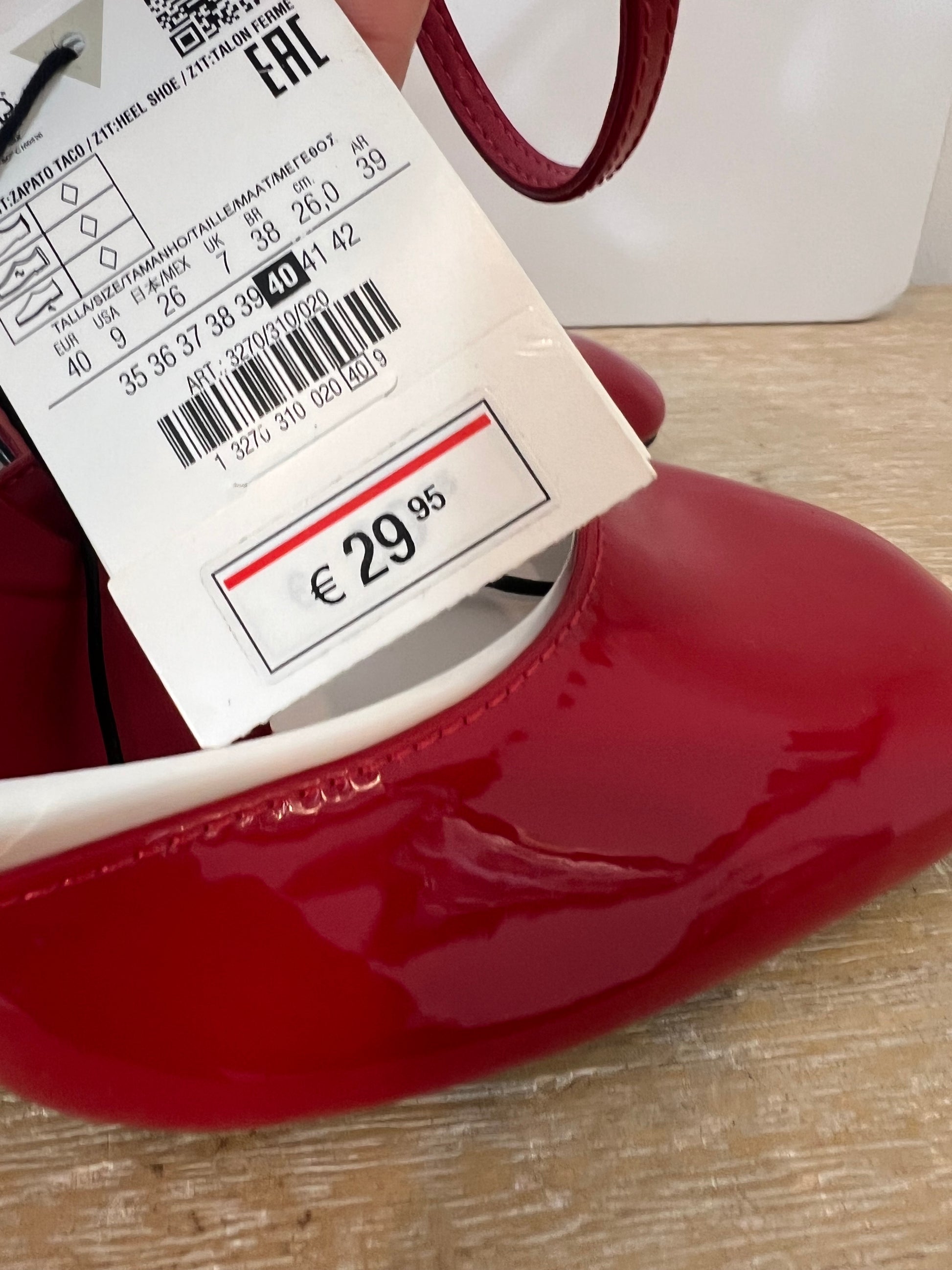 Sandalia roja T 40 – Hibuy market - Main Image