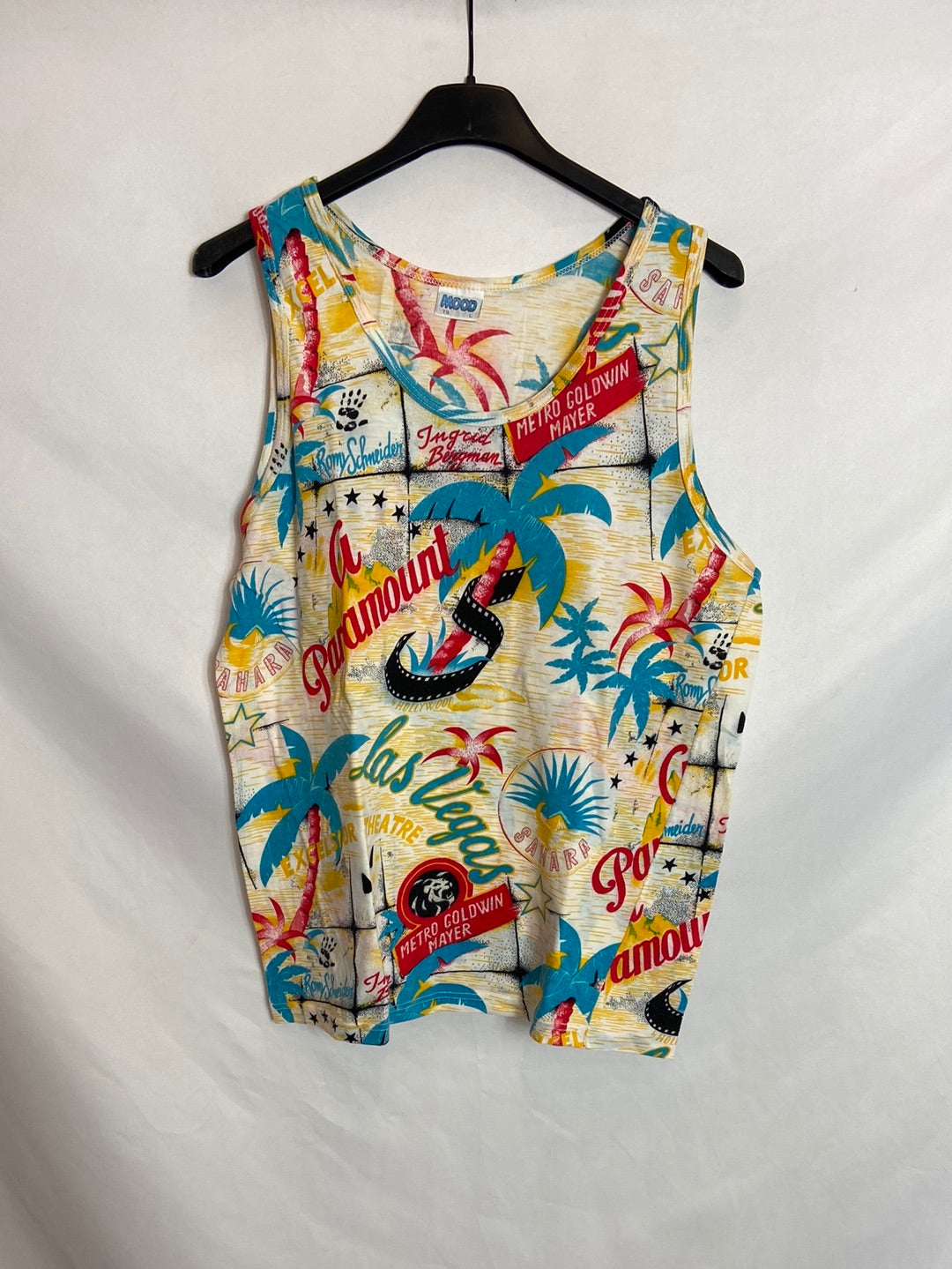 MOOD. Multi-print sleeveless top TL