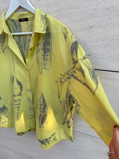 PARFOIS. Camisa lima estampada