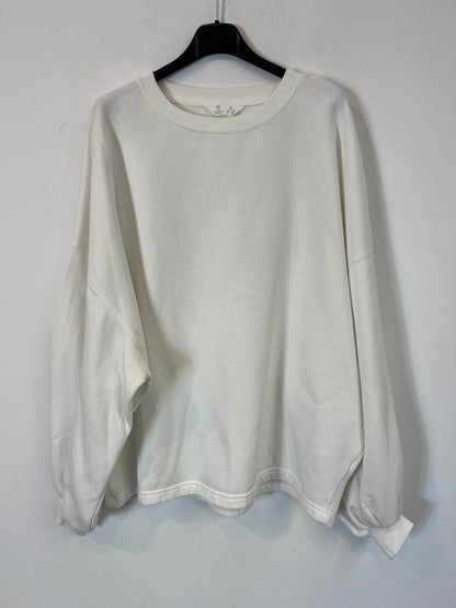 PRIMARK. Sudadera blanca básica. T L