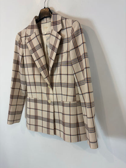 MAJE. Blazer fluida cuadros