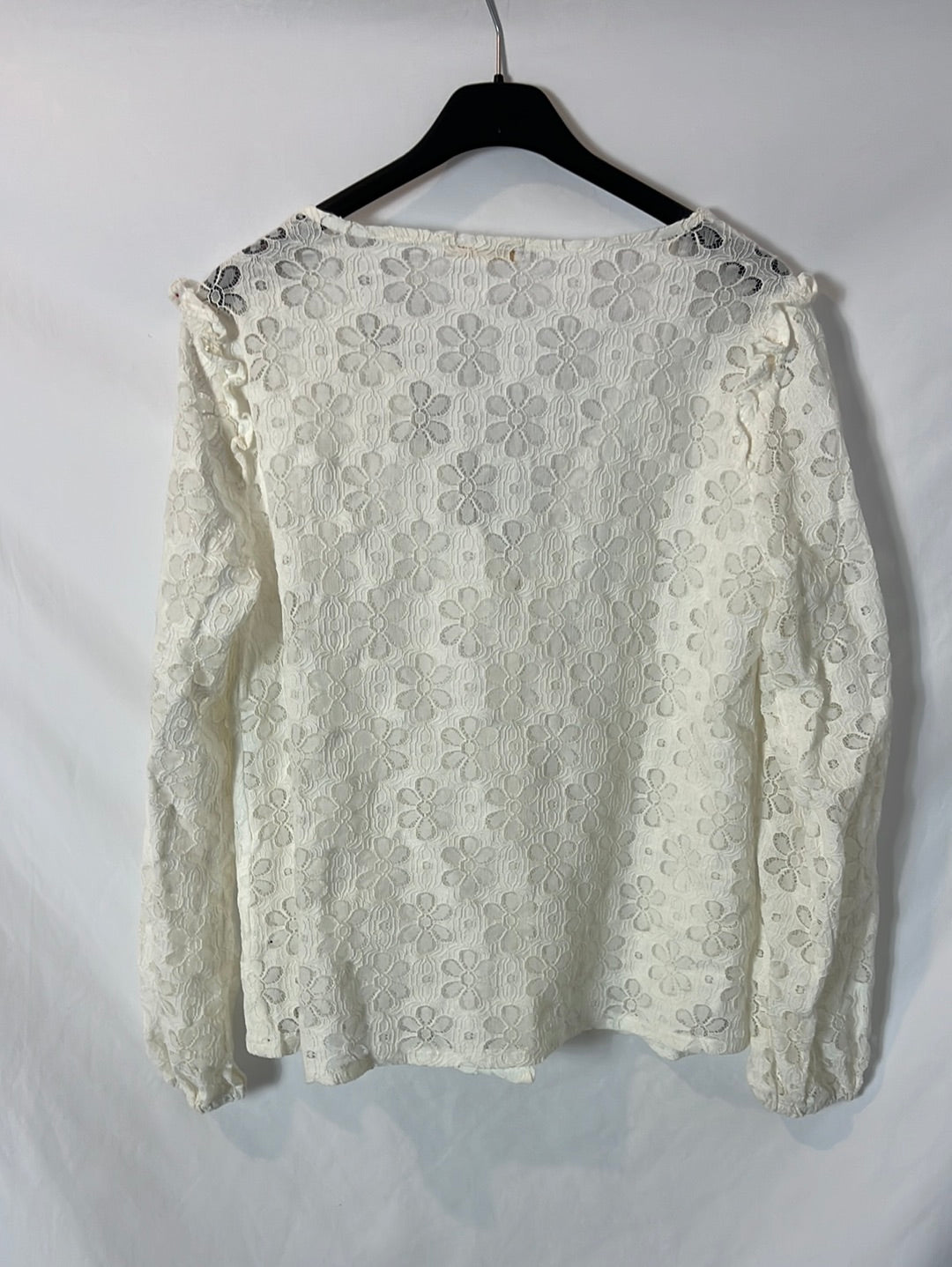 CARLOTA&amp;CO. White floral blouse TL