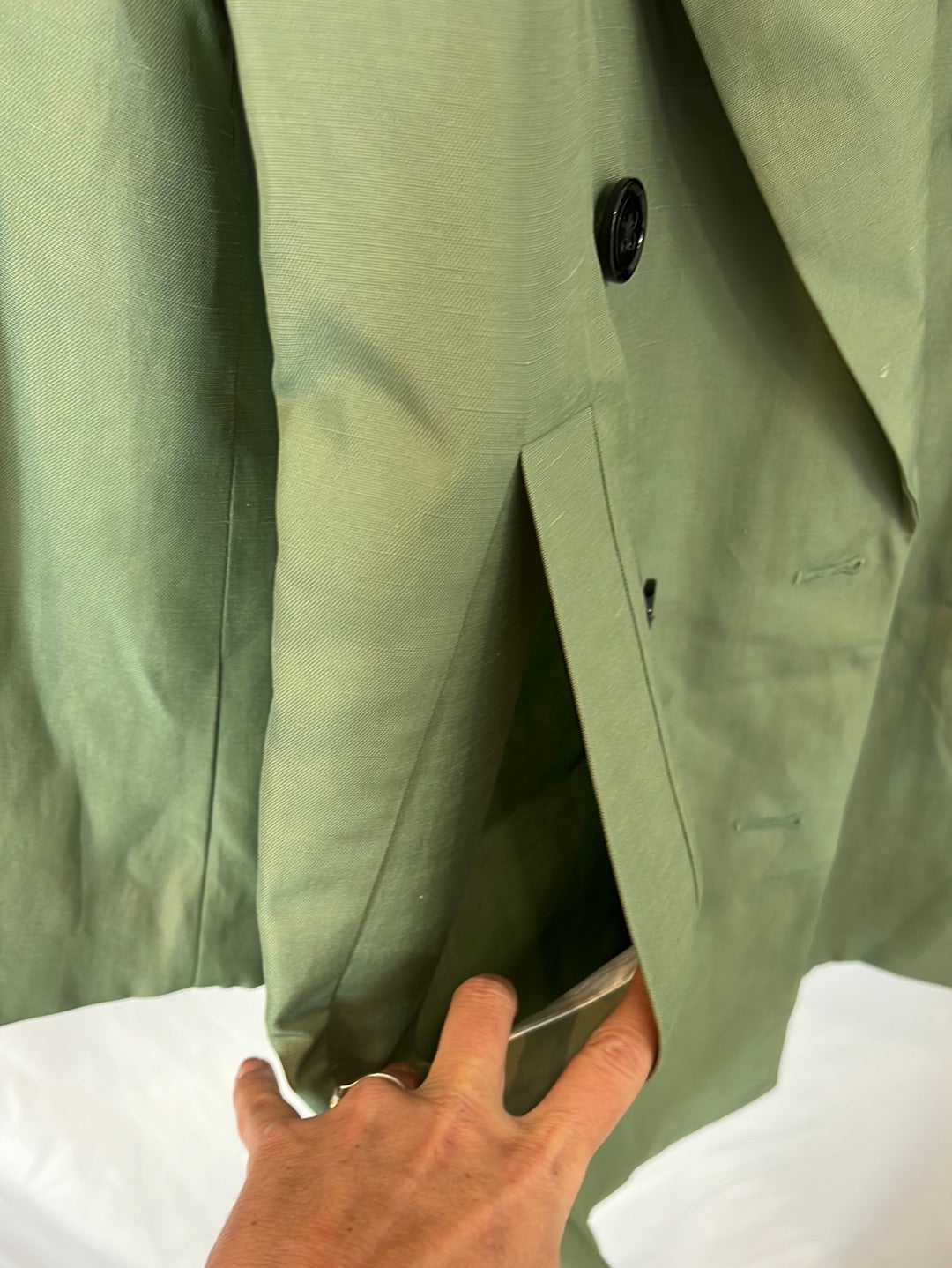 DOROTHEE SCHUMACHER. Flowy green blazer Tu(xs)