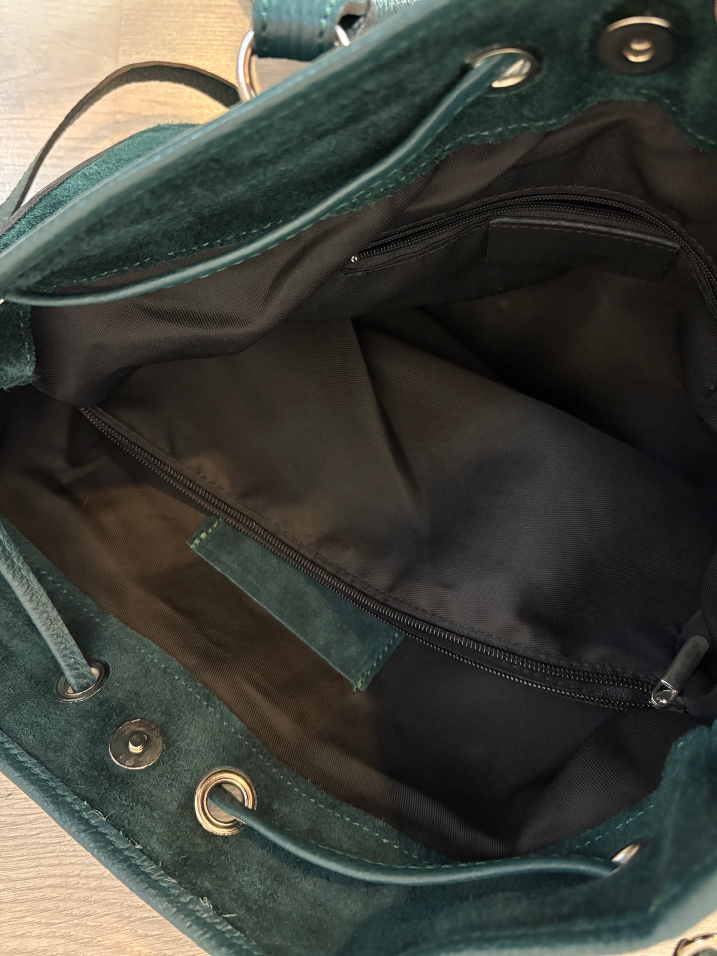 ZARA. Black stretch knit top. TL