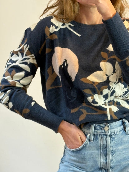 PAUL&JOE. Jersey lana estampado lobo