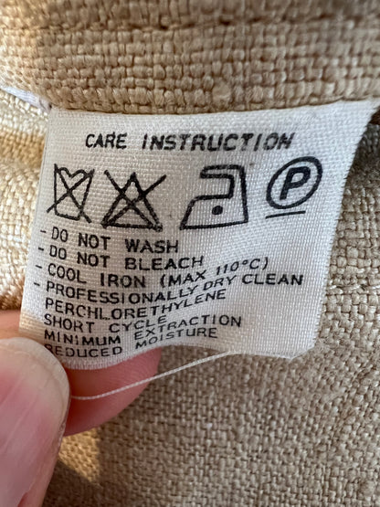 VALENTINO BOUTIQUE. Falda beige textura. T 10 ( XS)