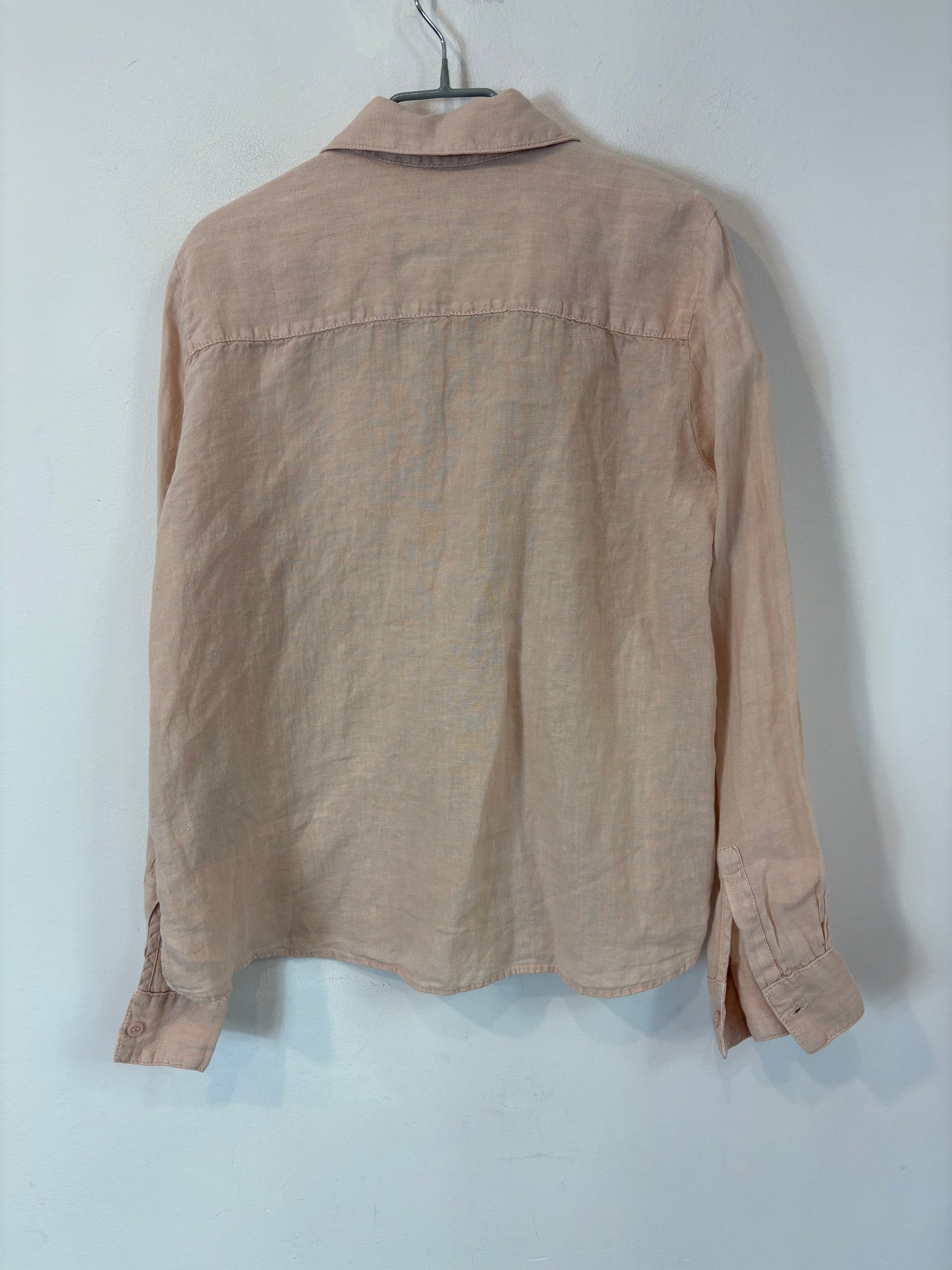 ZARA. Conjunto lino rosa palo