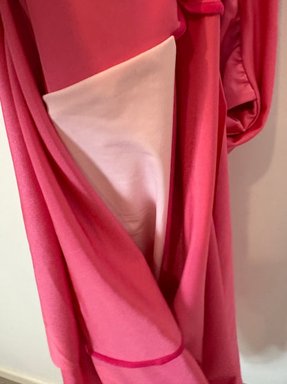 BAOBAB. Vestido rosa largo abertura