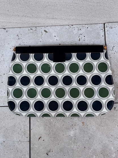 MARNI. Cartera de mano estampado retro