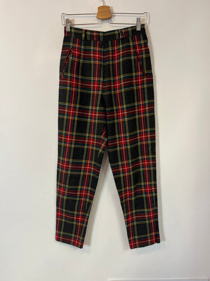 OTRAS. Pantalón cuadros lana