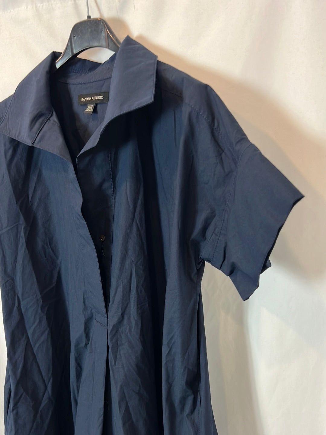 BANANA REPUBLIC. Long blue dress. XS/S