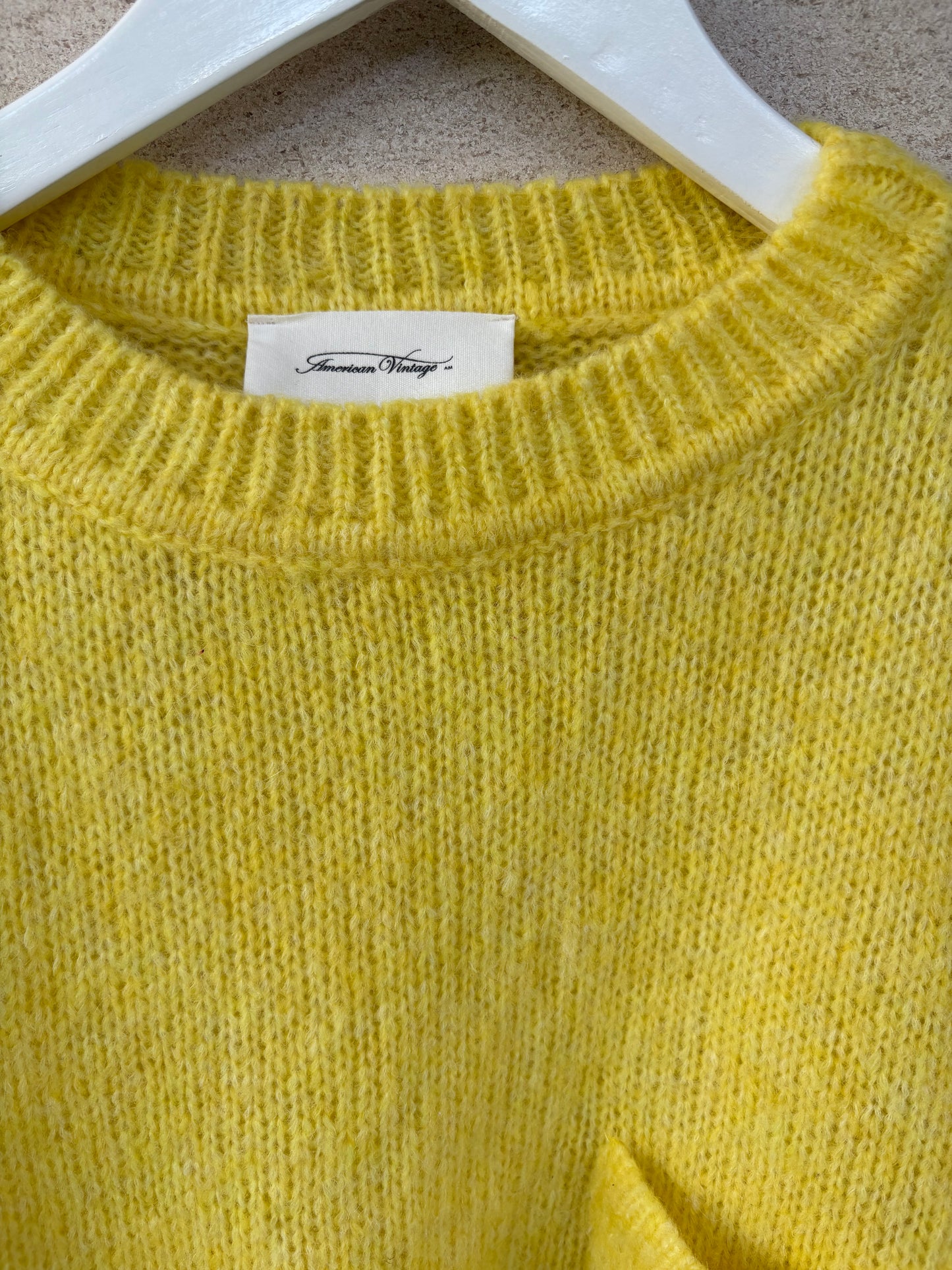 AMERICAN VINTAGE. Wool sweater with pocket. XS/S