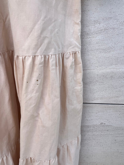 Beige long dress S.36