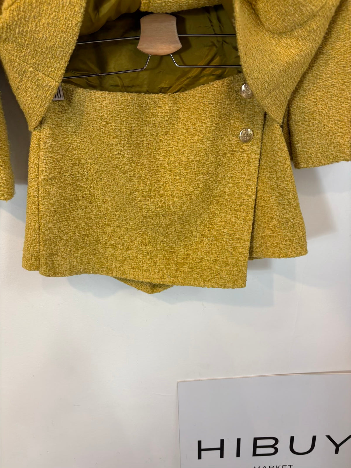 BA&SH. Conjunto mostaza tweed