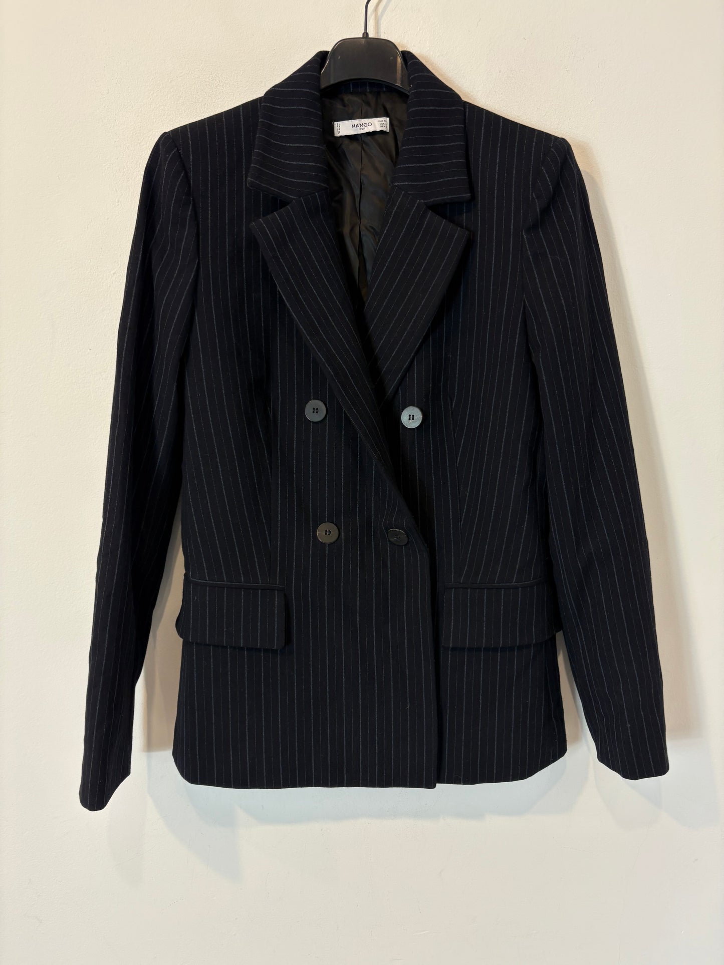 ZARA. Black stretch knit top. TL