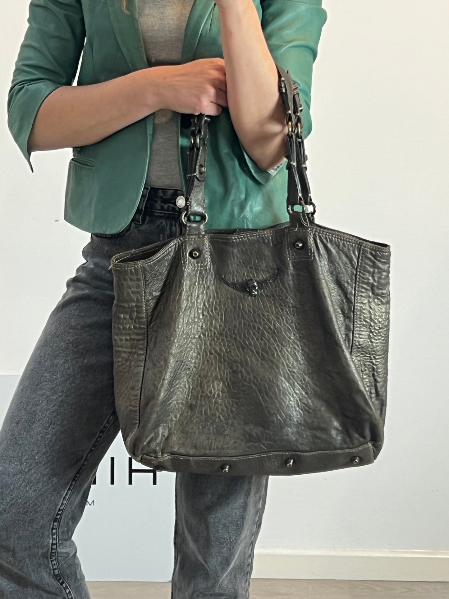 ZADIG&amp;VOLTAIRE. Leather shopper bag