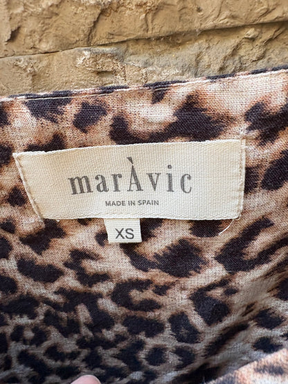 MARÁVIC. Vestido midi animal print T.xs