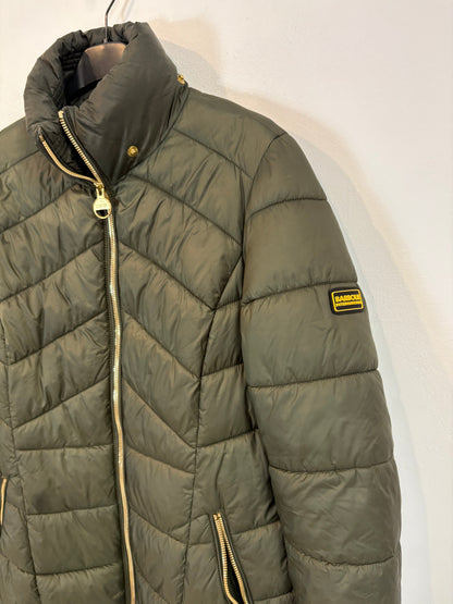BARBOUR. Plumas verde capucha. T S