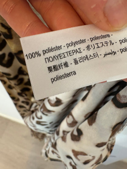 ZARA. Long animal print dress. TS