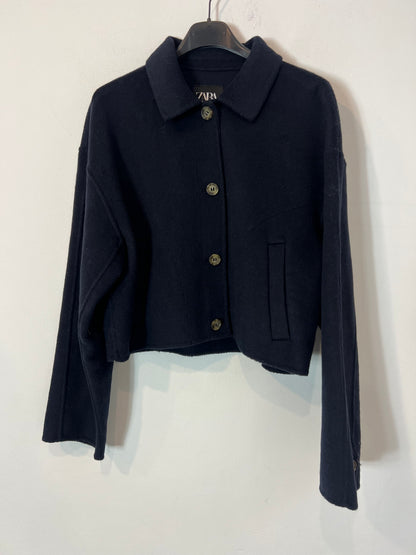 ZARA. Short blue cloth jacket S.13-14 years (XS)