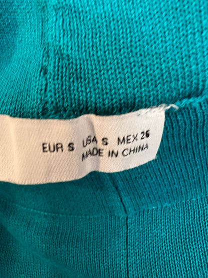 ZARA. Conjunto hilo turquesa. T S