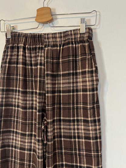 OTRAS. Pantalón cuadros marrón