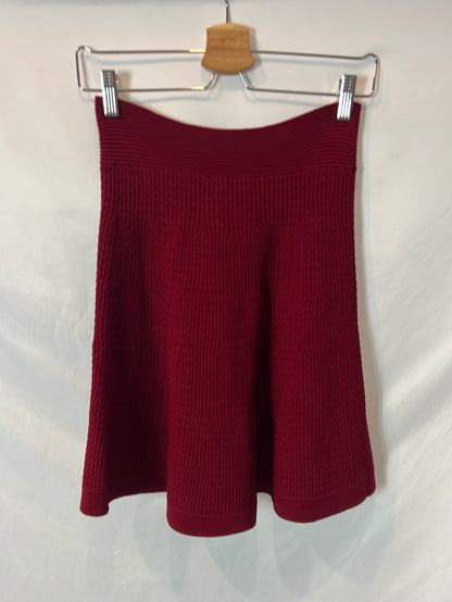 SANDRO. Total look burdeos textura T.1(s) tara